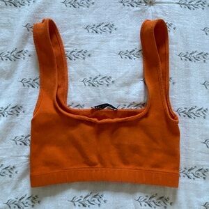 Zara Bright Orange Top